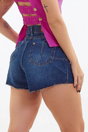 Short em Jeans 100% Algodão